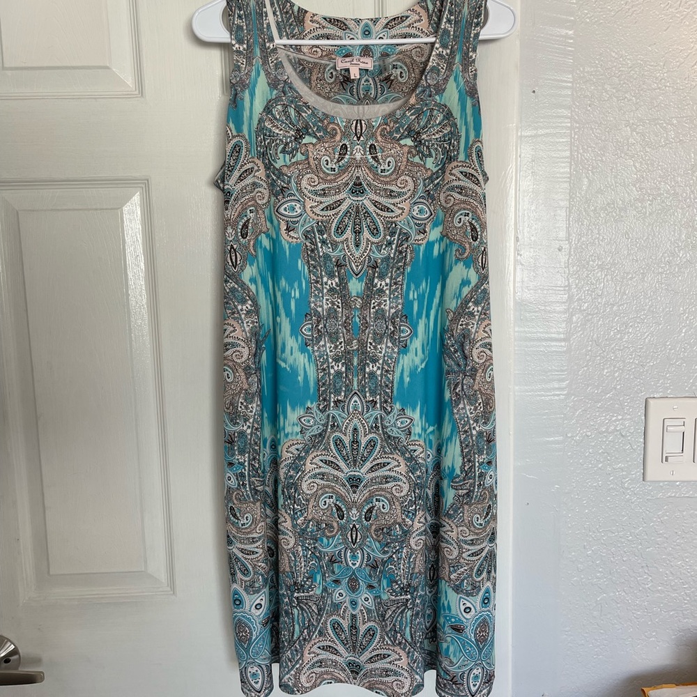 Carol Rose Dress in blue - size XL